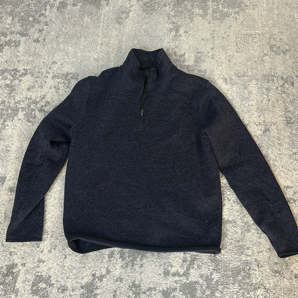 J crew quarter zip navy